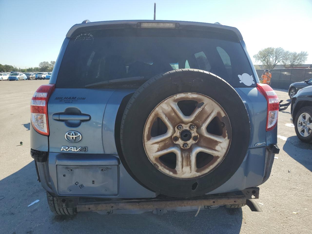 2012 Toyota RAV 4 VIN 2T3BF4DV7CW215573 Copart auction photo, rear end damage thumbnail 6