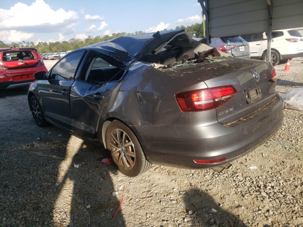 2016 Volkswagen Jetta VIN 3VWD67AJ2GM370712 Copart auction photo, all over damage thumbnail 2
