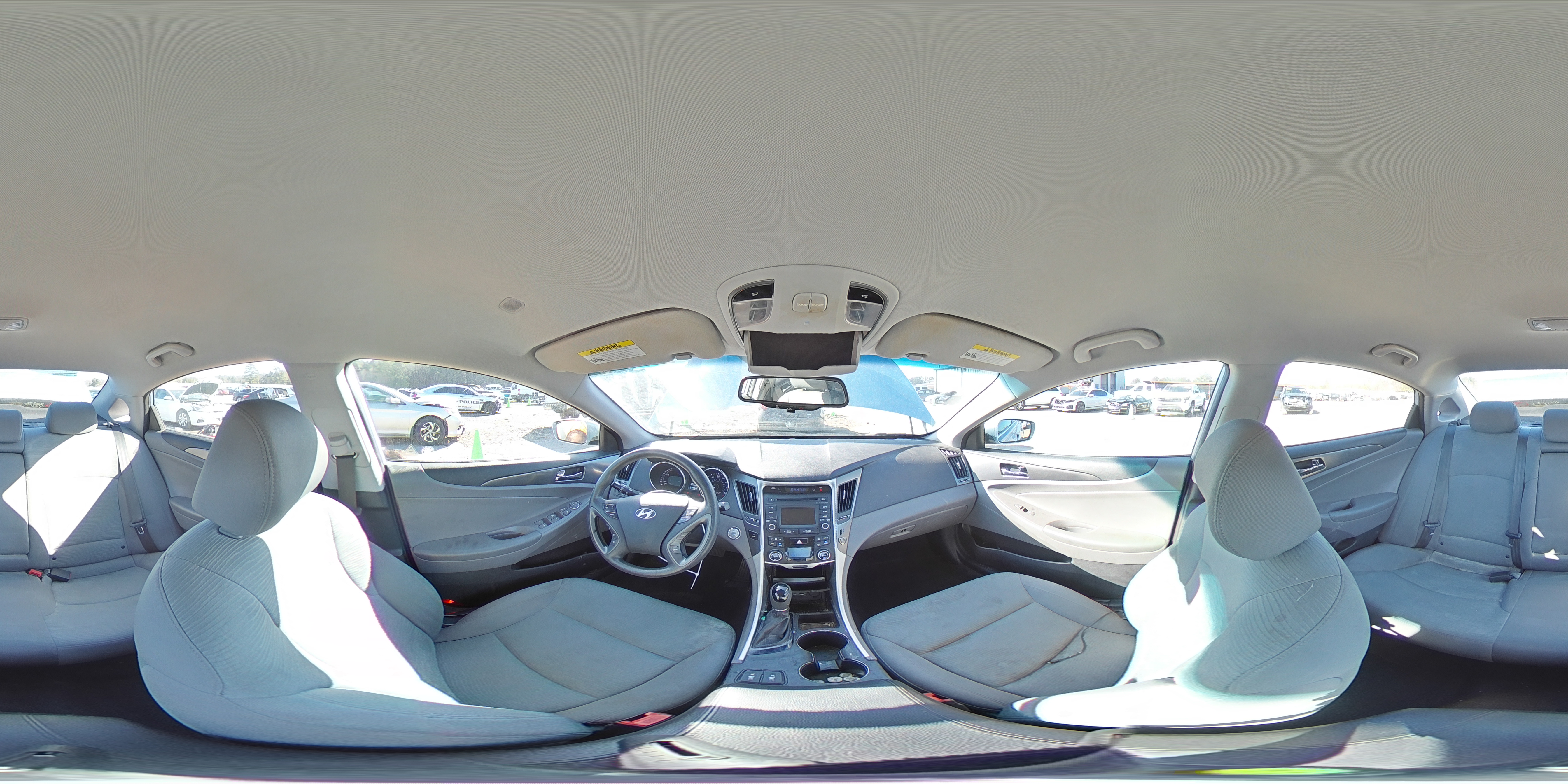 2015 Hyundai Sonata VIN KMHEC4A49FA119122 Copart auction photo, rear end / side damage thumbnail 12