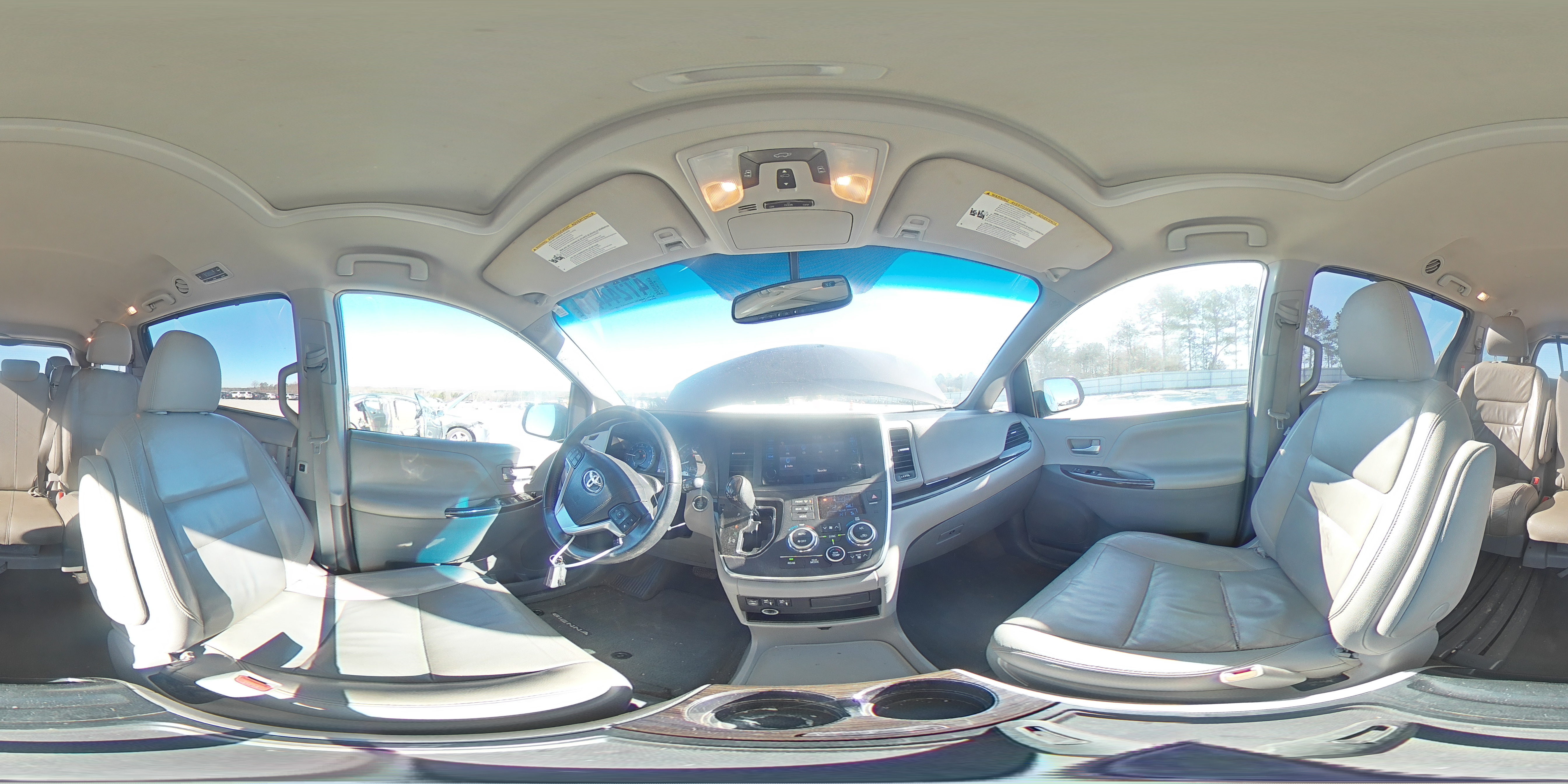 2015 Toyota Sienna VIN 5TDYK3DC0FS631193 Copart auction photo, front end damage thumbnail 14