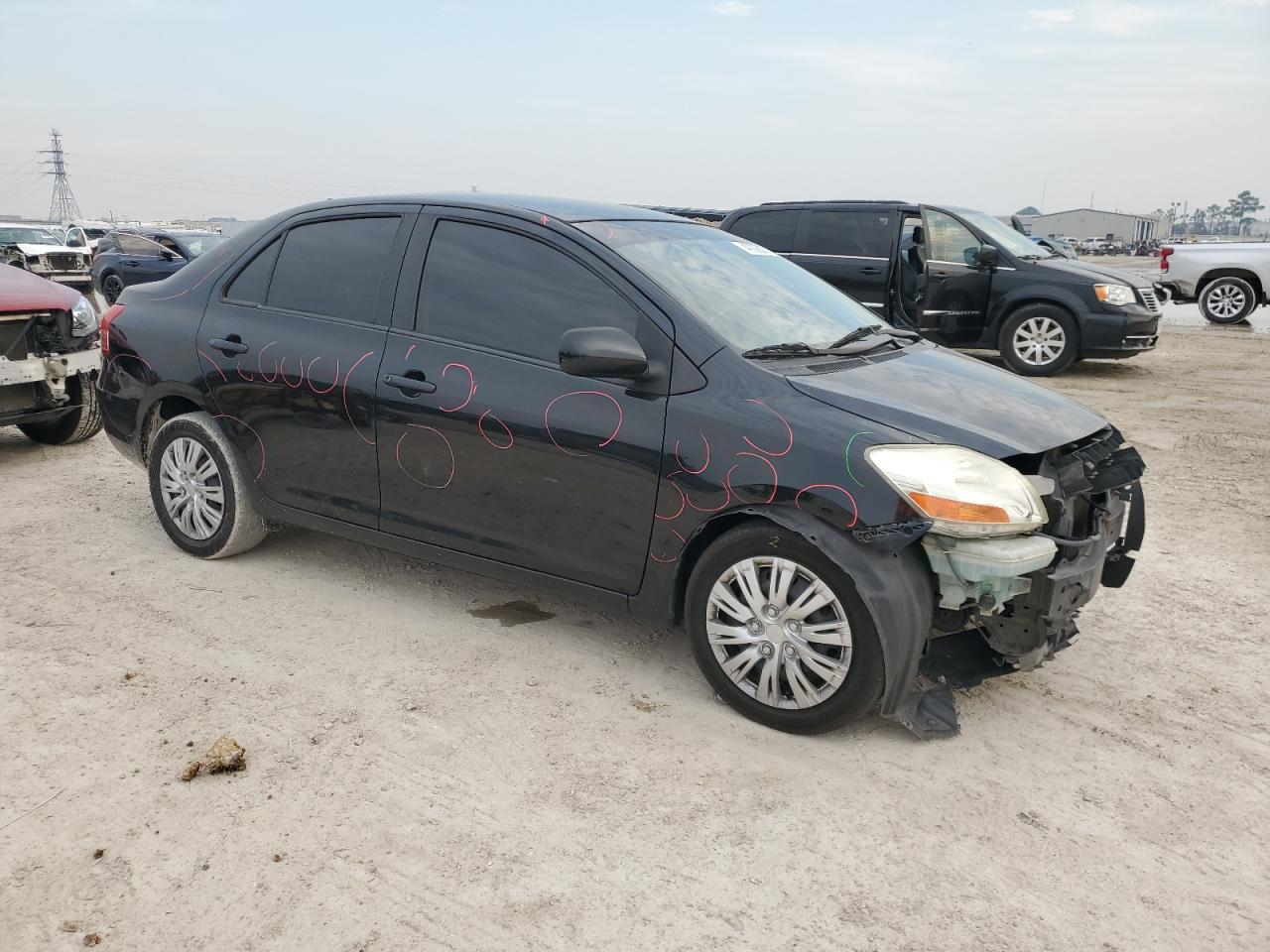 2008 Toyota Yaris VIN JTDBT923784040625 Copart auction photo, front end / minor dent/scratches damage thumbnail 4