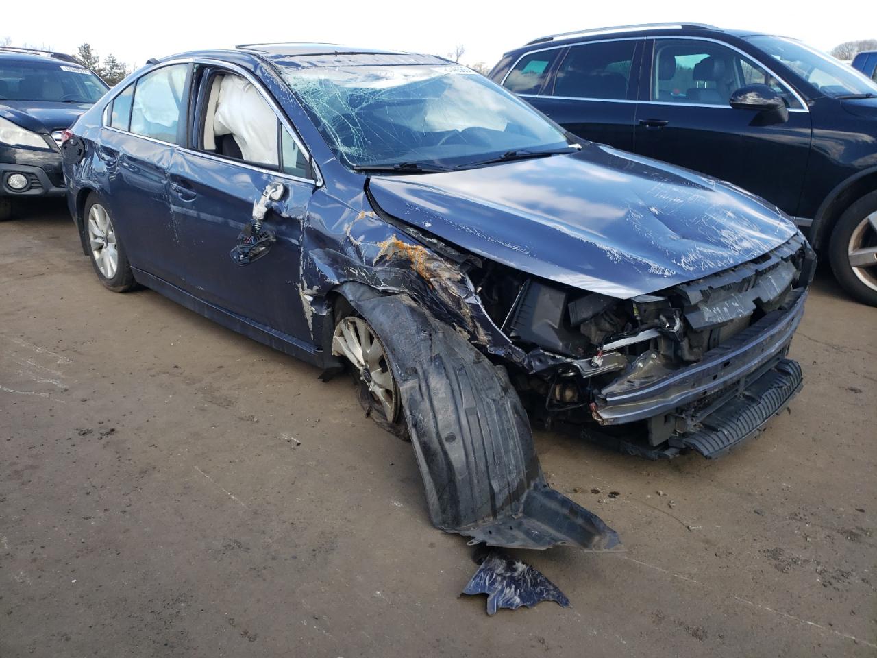 2015 Subaru Legacy VIN 4S3BNAD67F3041392 Copart auction photo, all over damage thumbnail 4