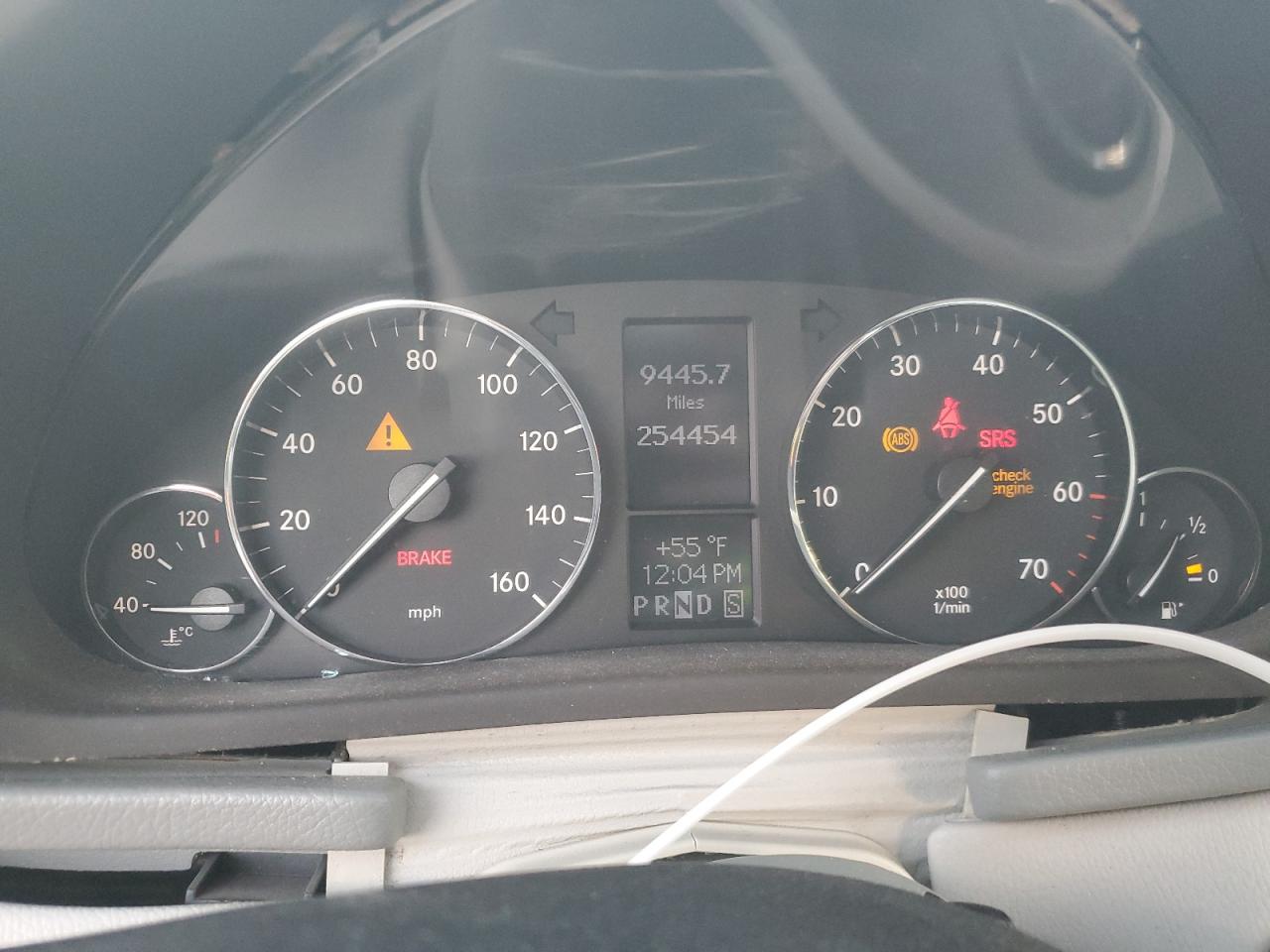 2005 Mercedes-Benz C-klasse VIN WDBRF40J35F689895 Copart auction photo, all over / mechanical damage thumbnail 9