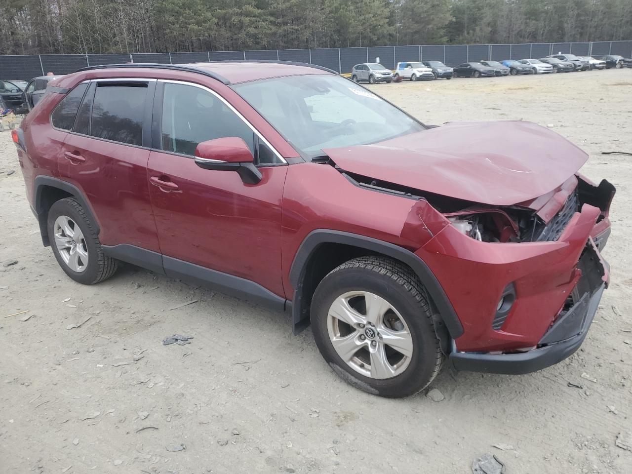 2020 Toyota RAV 4 VIN 2T3P1RFV7LW129405 Copart auction photo, front end damage thumbnail 4