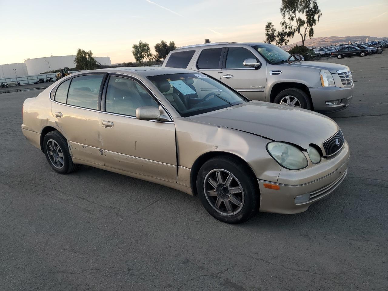 2003 Lexus GS 300 VIN JT8BD69S530175254 Copart auction photo, side / front end damage thumbnail 4