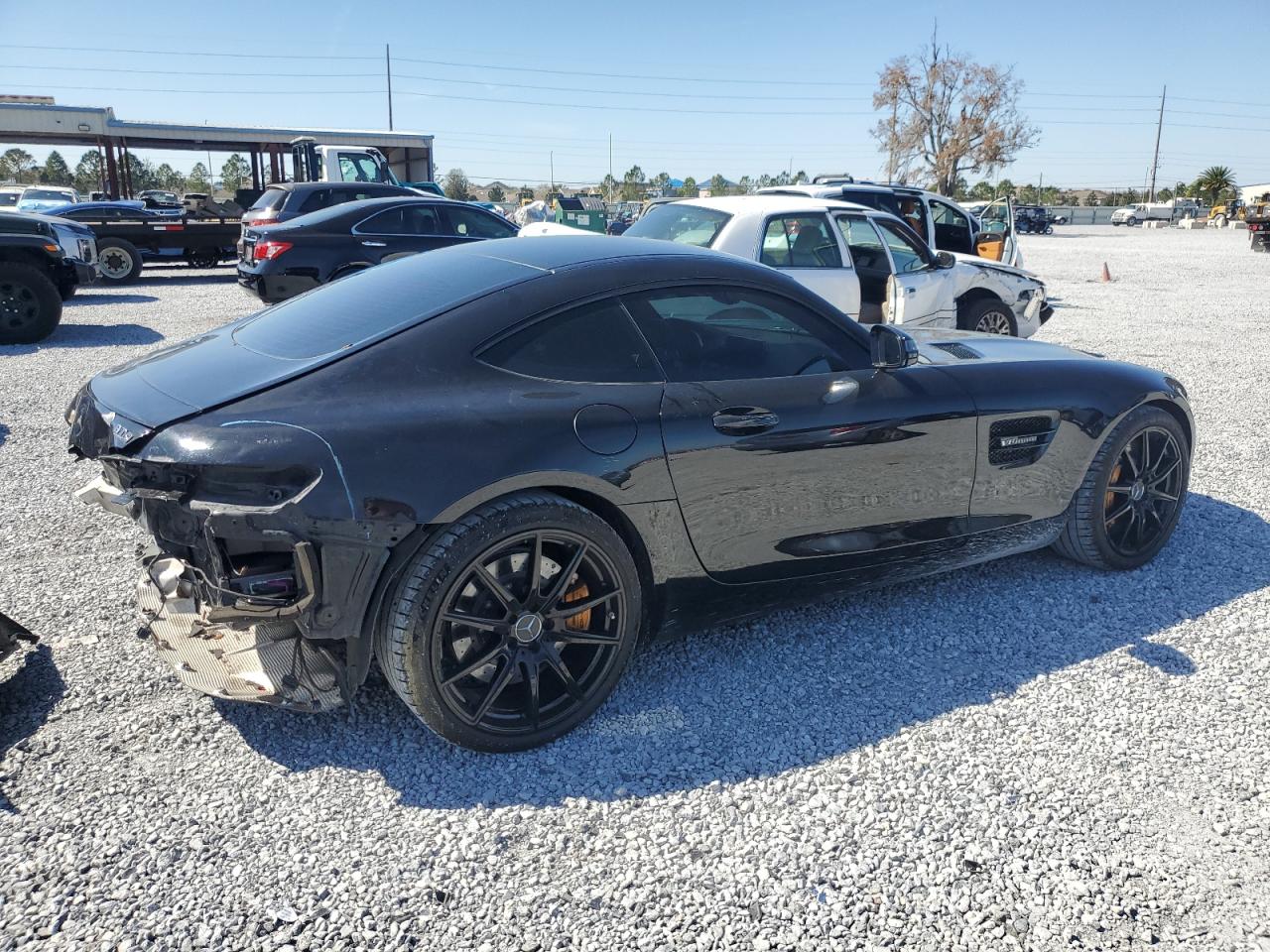 2016 Mercedes-Benz AMG GT VIN WDDYJAJA8GA000254 Copart auction photo, rear end damage thumbnail 3