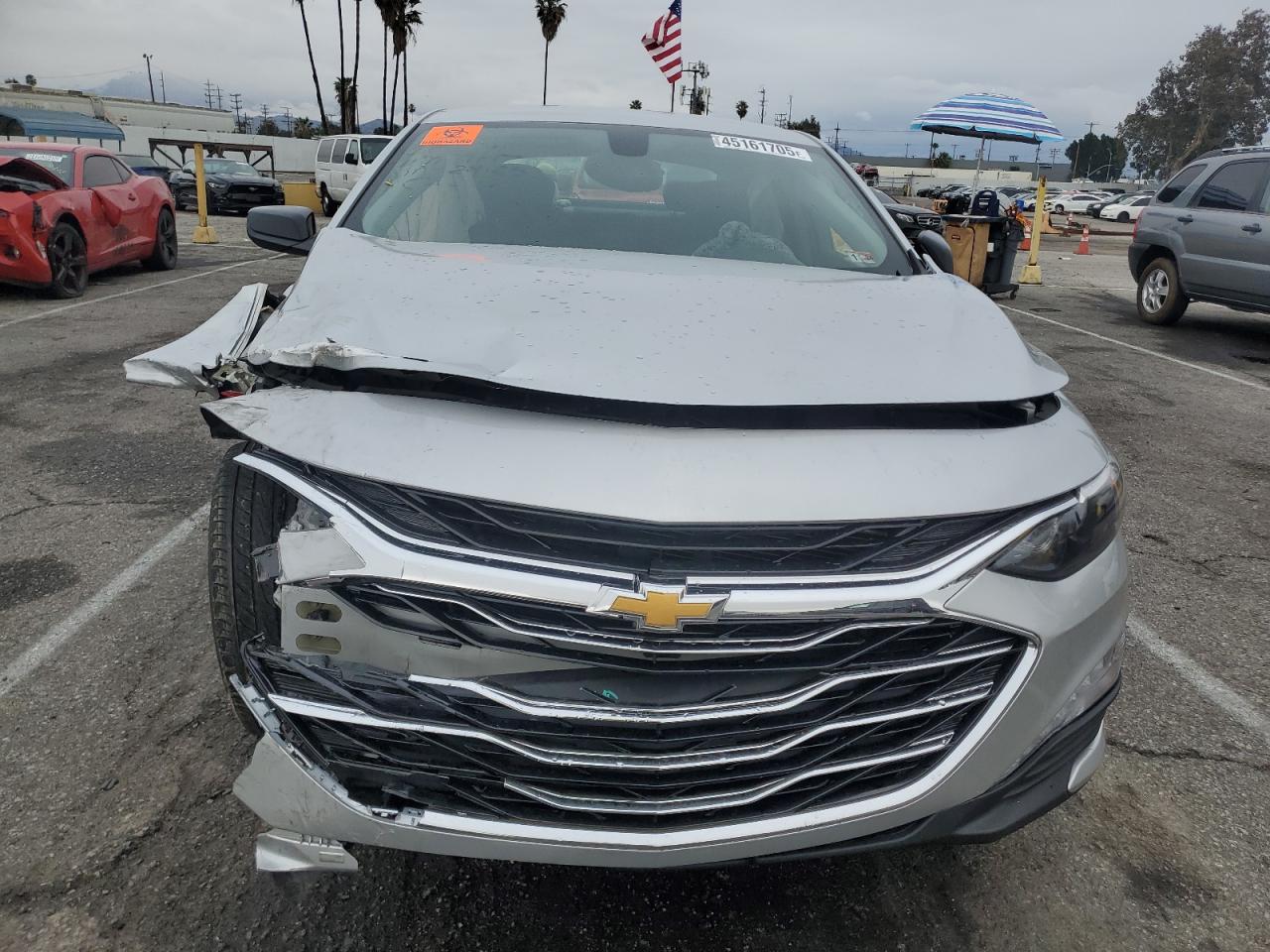 2021 Chevrolet Malibu VIN 1G1ZD5ST3MF037197 Copart auction photo, front end / minor dent/scratches damage thumbnail 5