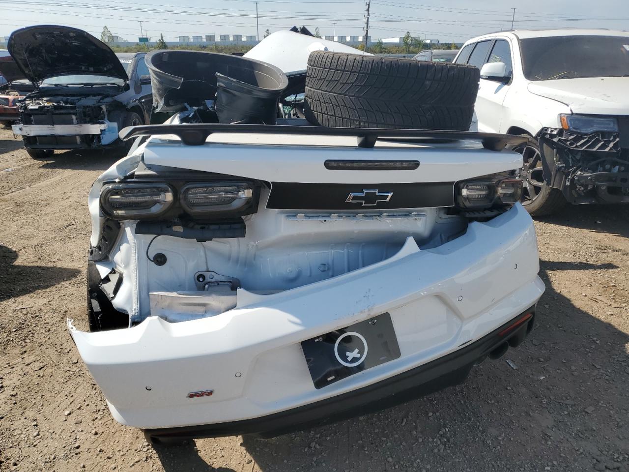 2022 Chevrolet Camaro VIN 1G1FH1R70N0112046 Copart auction photo, all over damage thumbnail 6