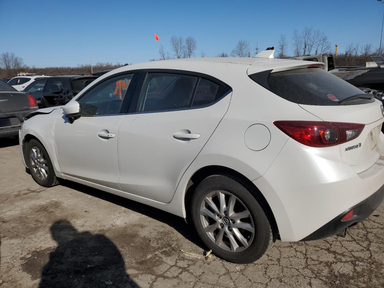 2014 Mazda 3 VIN JM1BM1M75E1215868 Copart auction photo, front end damage thumbnail 2