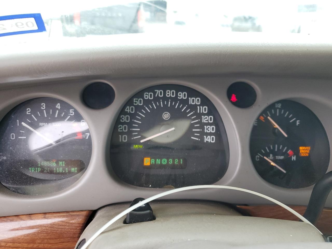 2001 Buick LeSabre VIN 1G4HP54K914203434 Copart auction photo, rear end / minor dent/scratches damage thumbnail 9