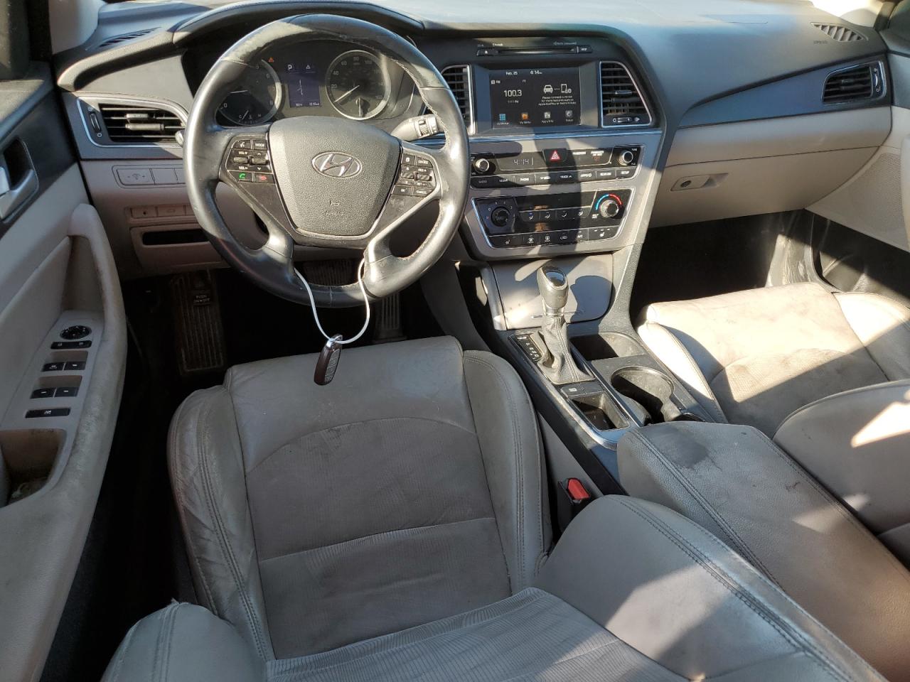 2017 Hyundai Sonata VIN 5NPE34AF0HH589346 Copart auction photo, rear end / front end damage thumbnail 8