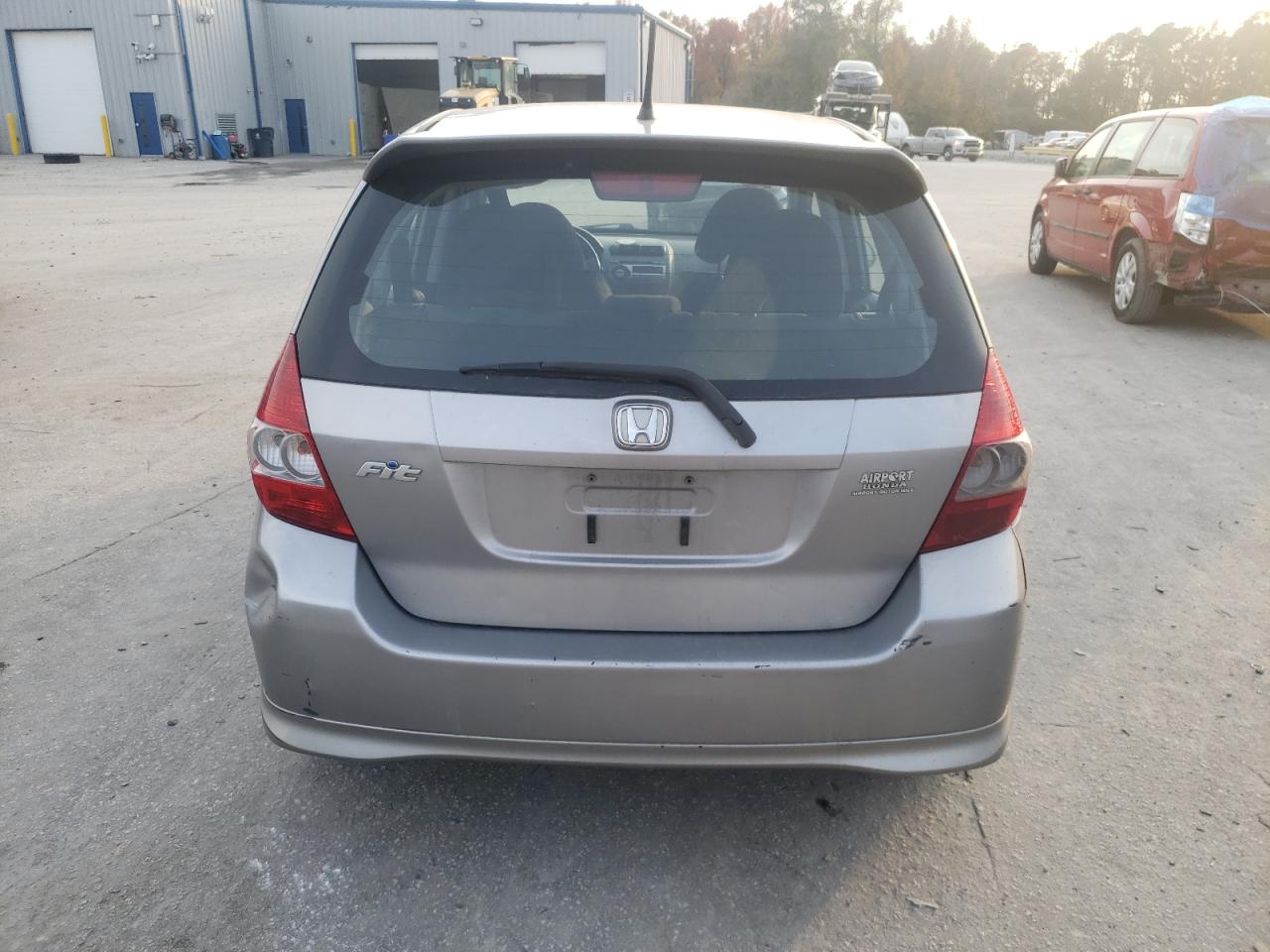 2008 Honda Fit VIN JHMGD37658S025263 Copart auction photo, all over / hail damage thumbnail 6