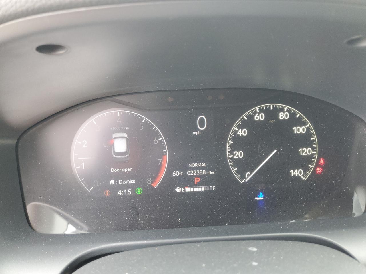 2024 Honda HR-V VIN 3CZRZ2H35RM714895 Copart auction photo, front end damage thumbnail 9
