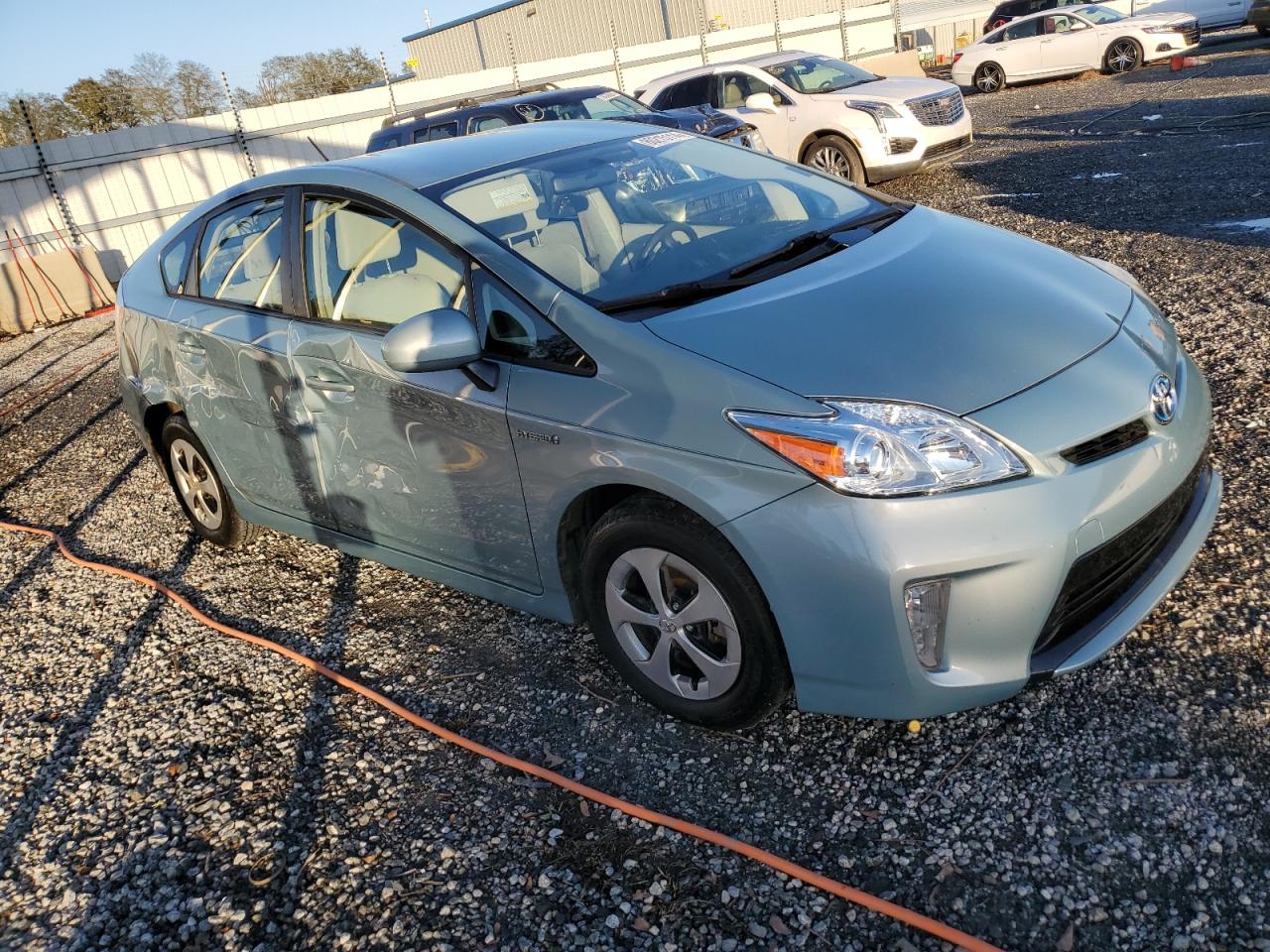 2015 Toyota Prius VIN JTDKN3DUXF1908046 Copart auction photo, side damage thumbnail 4