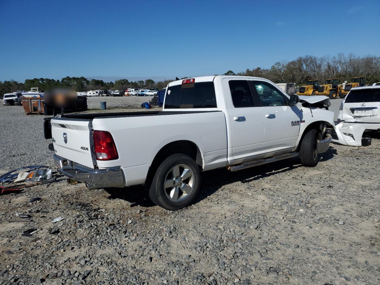 2017 RAM 1500 VIN 1C6RR7GT8HS555467 Copart auction photo, front end damage thumbnail 3