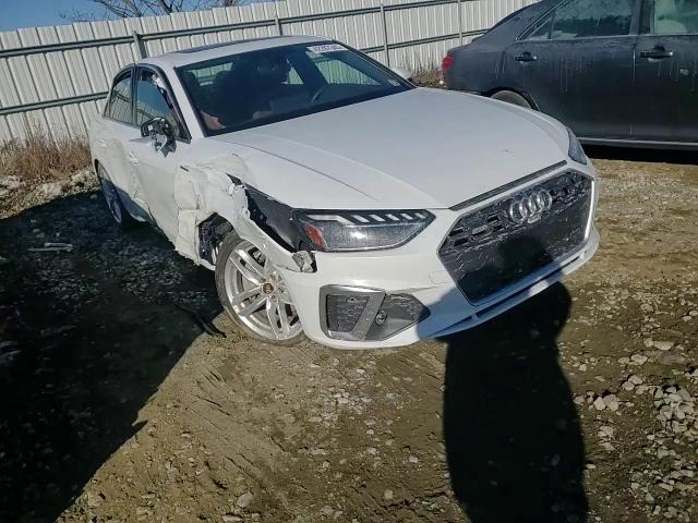 2024 Audi A4 VIN WAUEAAF43RN007895 Copart auction photo, front end / side damage thumbnail 11