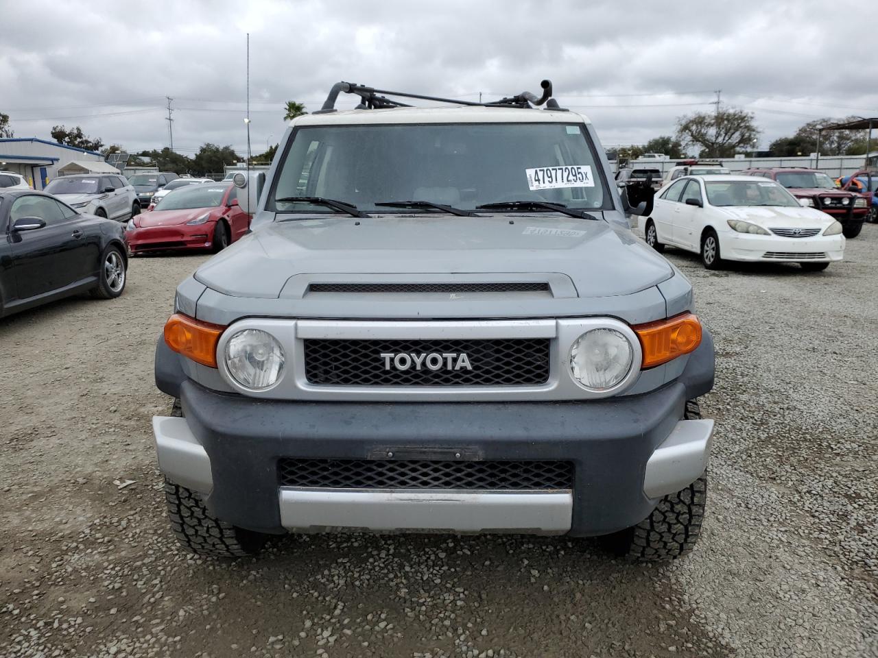 2014 Toyota FJ Cruiser VIN JTEBU4BF3EK193337 Copart auction photo, top/roof / rear end damage thumbnail 5