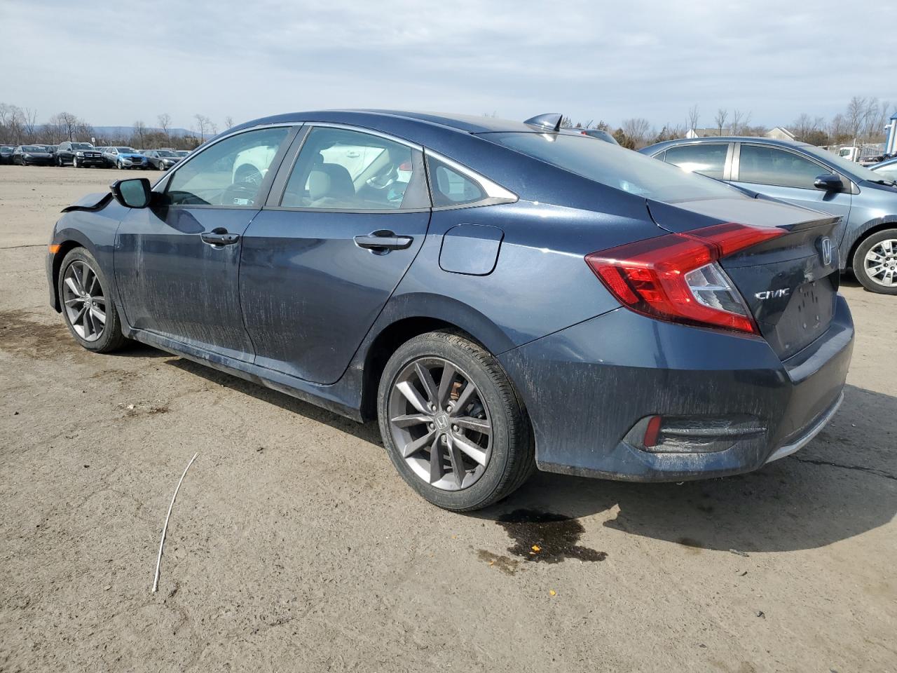2020 Honda Civic VIN 19XFC1F32LE200267 Copart auction photo, front end / side damage thumbnail 2