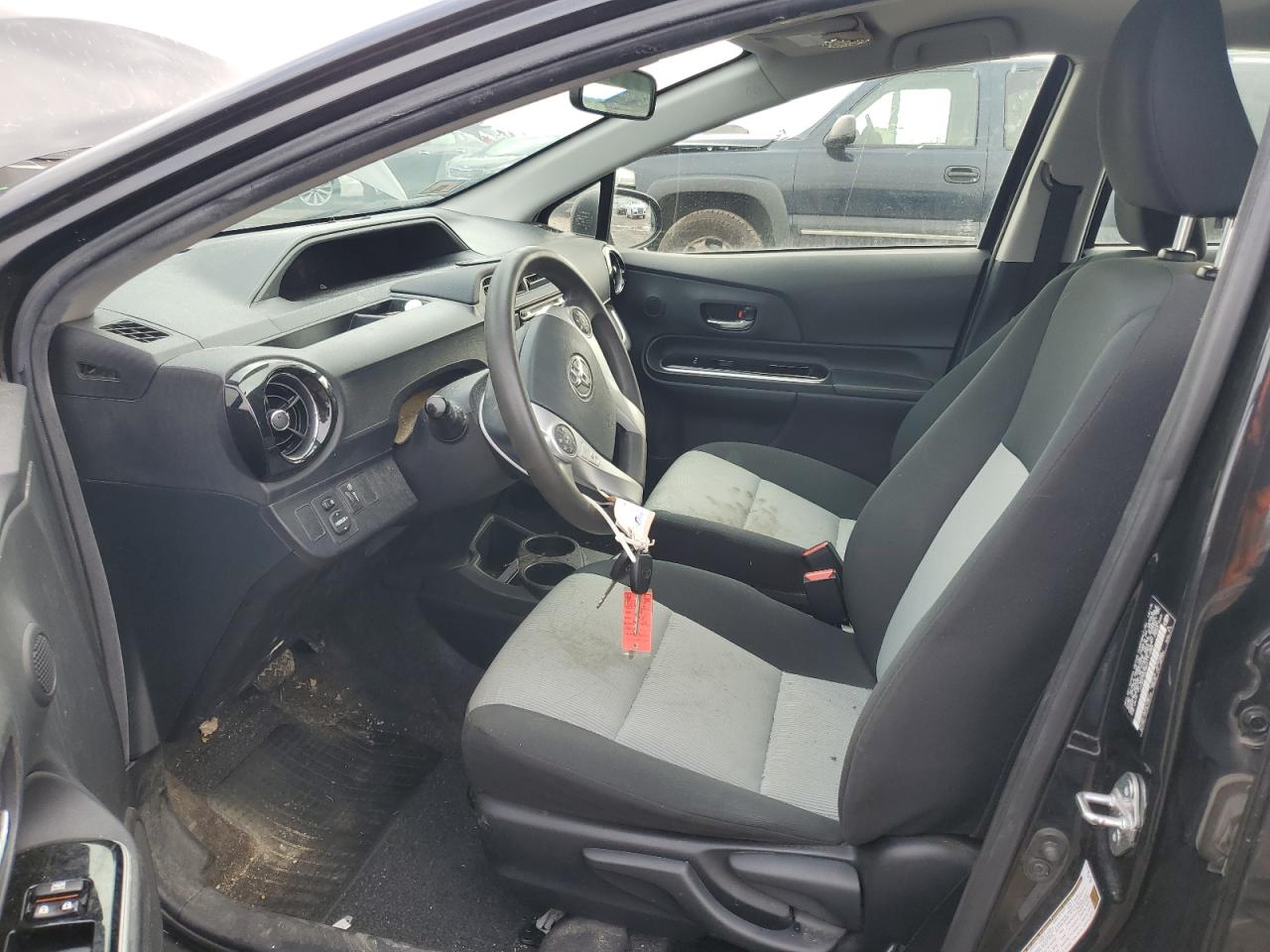 2016 Toyota Prius VIN JTDKDTB34G1117588 Copart auction photo, front end / side damage thumbnail 7