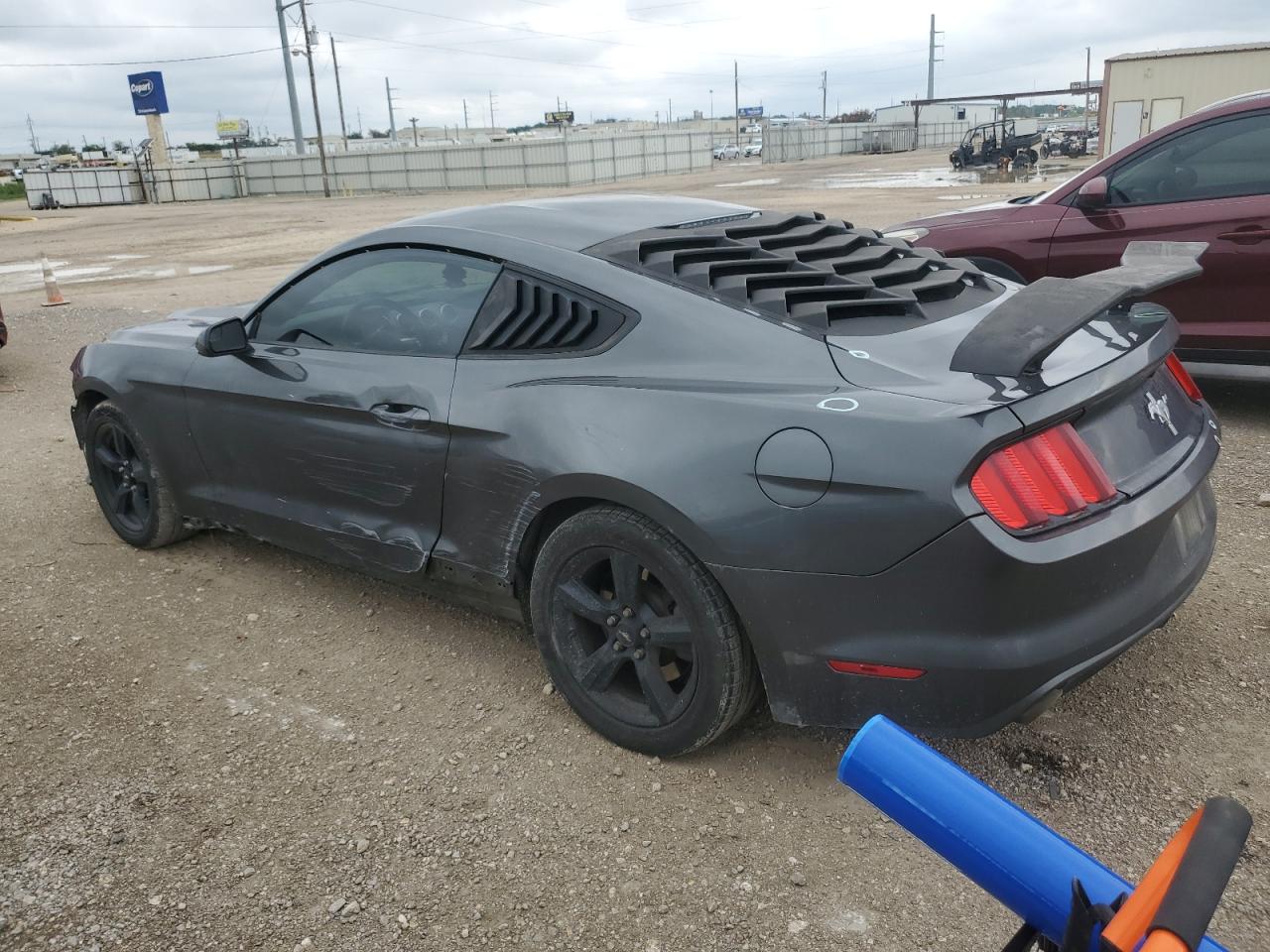 2017 Ford Mustang VIN 1FA6P8AM3H5265375 Copart auction photo, all over damage thumbnail 2