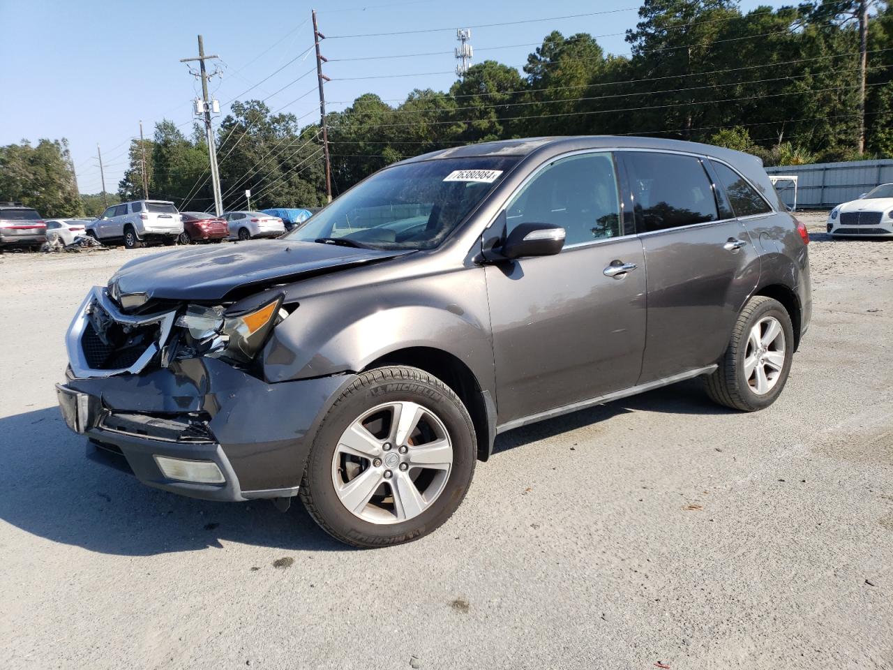 2011 Acura MDX VIN 2HNYD2H66BH534463