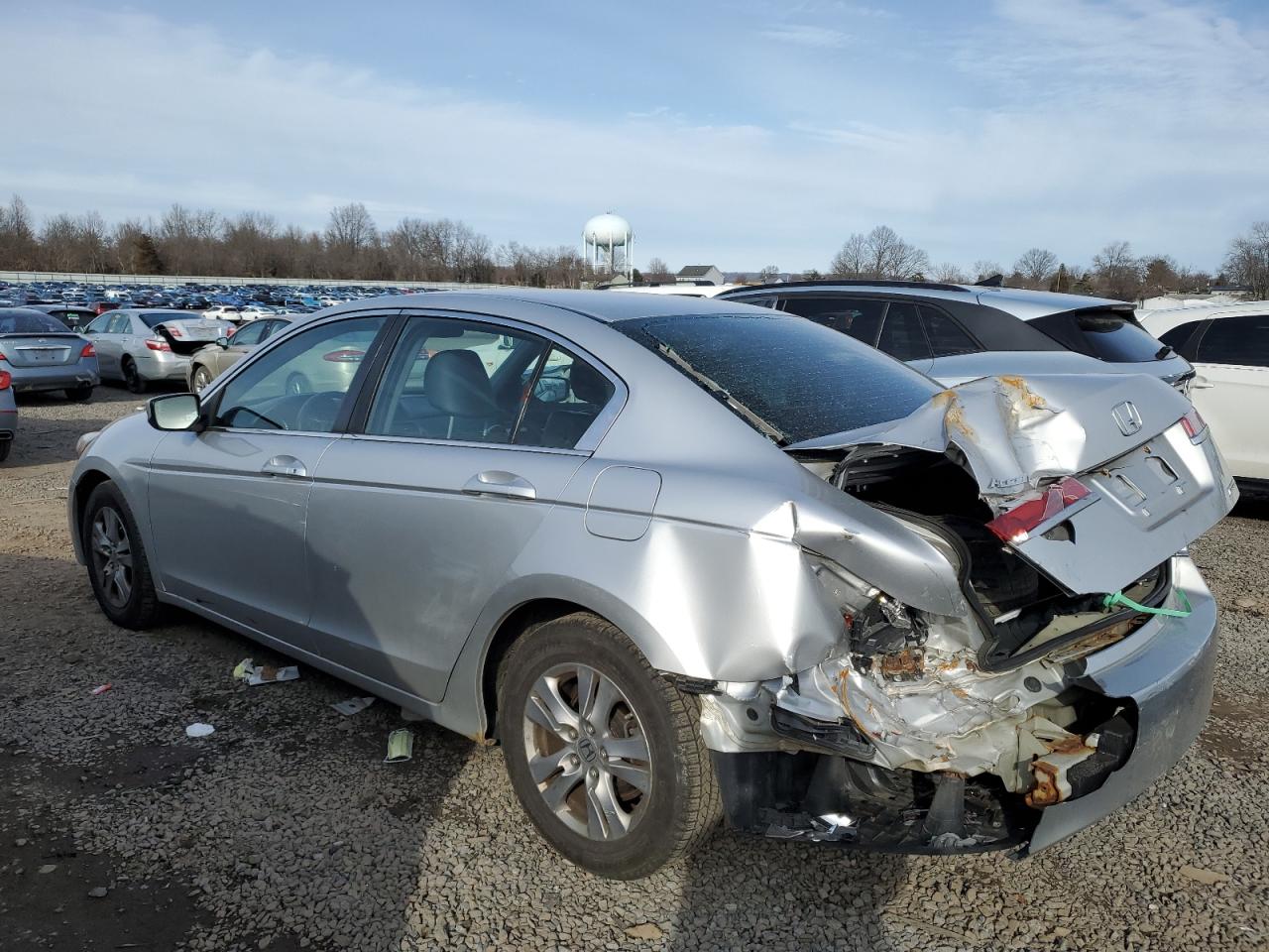 2012 Honda Accord VIN 1HGCP2F65CA028442 Copart auction photo, rear end damage thumbnail 2