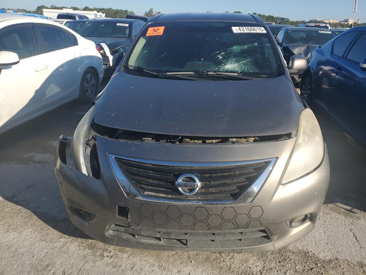 2013 Nissan Versa VIN 3N1CN7APXDL892465 Copart auction photo, all over damage thumbnail 5