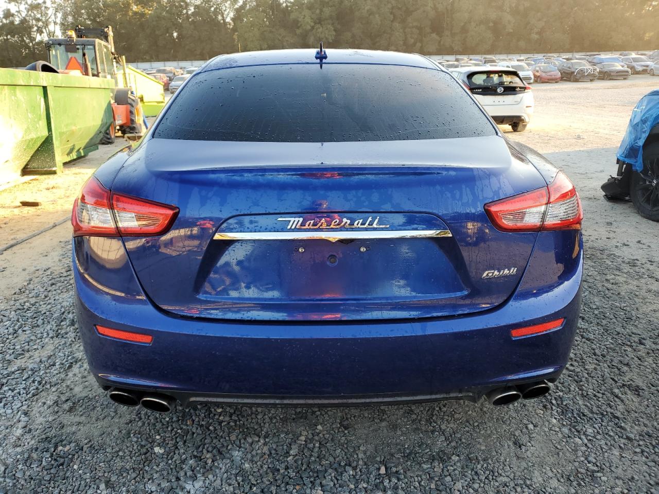 2016 Maserati Ghibli VIN ZAM57RSA1G1177135 Copart auction photo, front end / side damage thumbnail 6