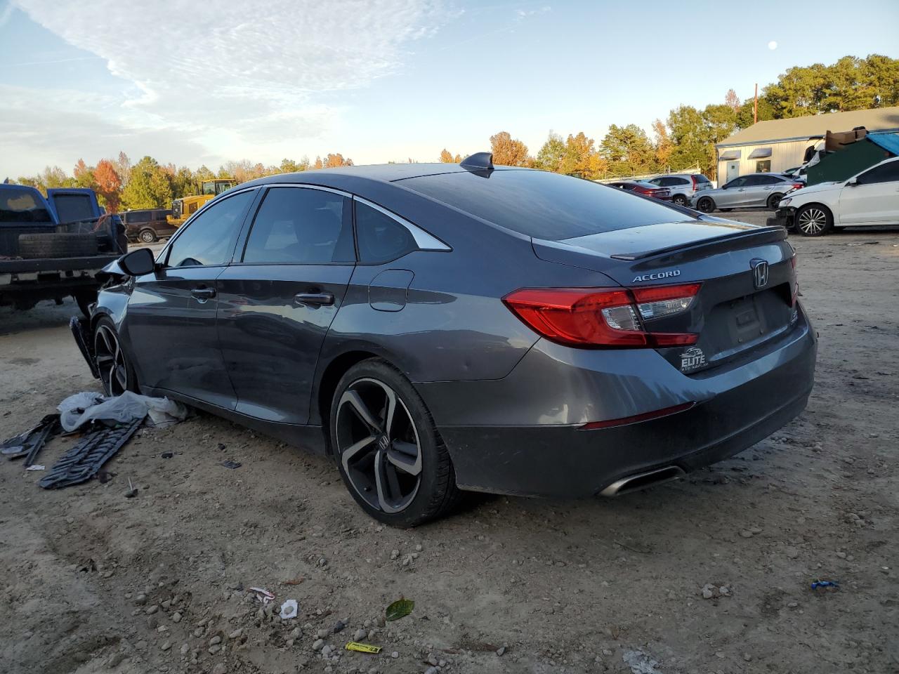 2019 Honda Accord VIN 1HGCV2F32KA008790 Copart auction photo, front end damage thumbnail 2