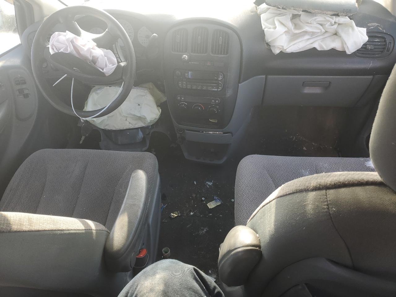 2007 Dodge Caravan VIN 1D4GP24R27B125002 Copart auction photo, front end / side damage thumbnail 8