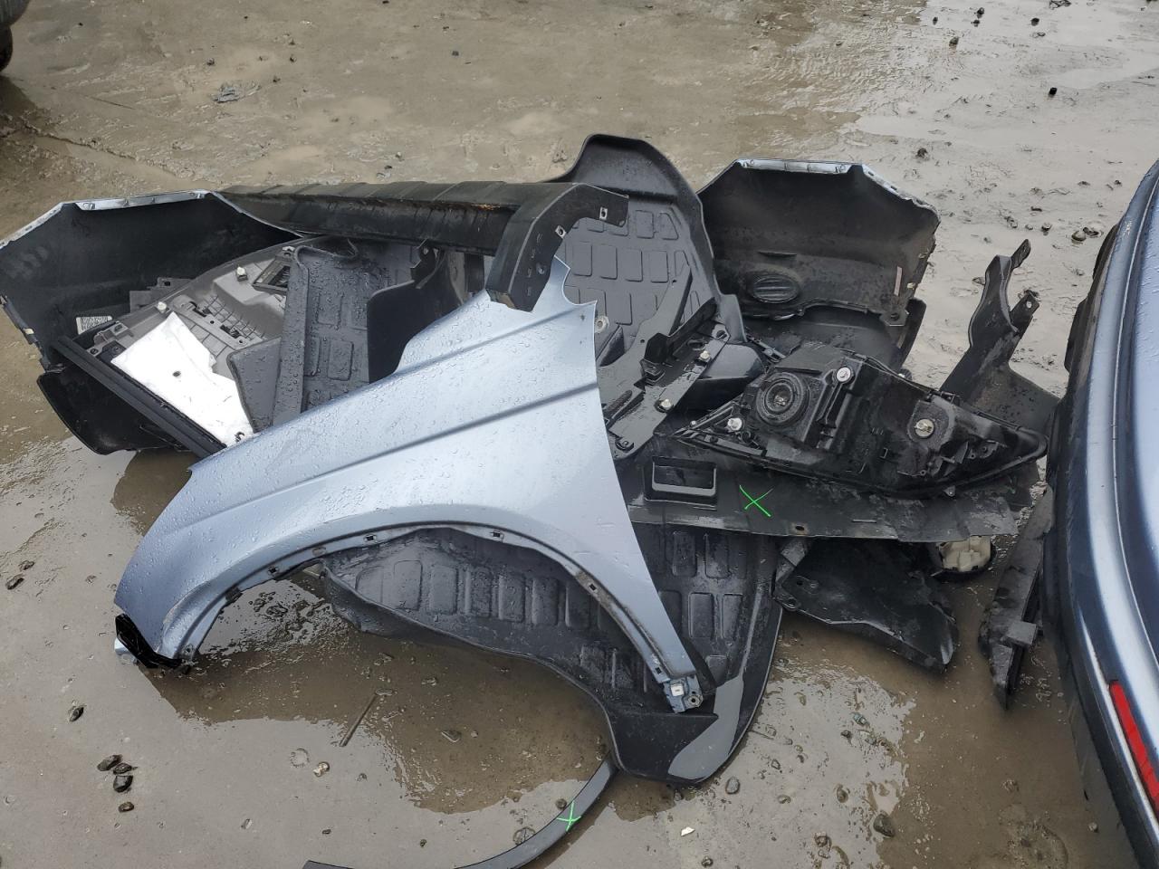 2011 Honda CR-V VIN 5J6RE4H50BL045144 Copart auction photo, front end / side damage thumbnail 13
