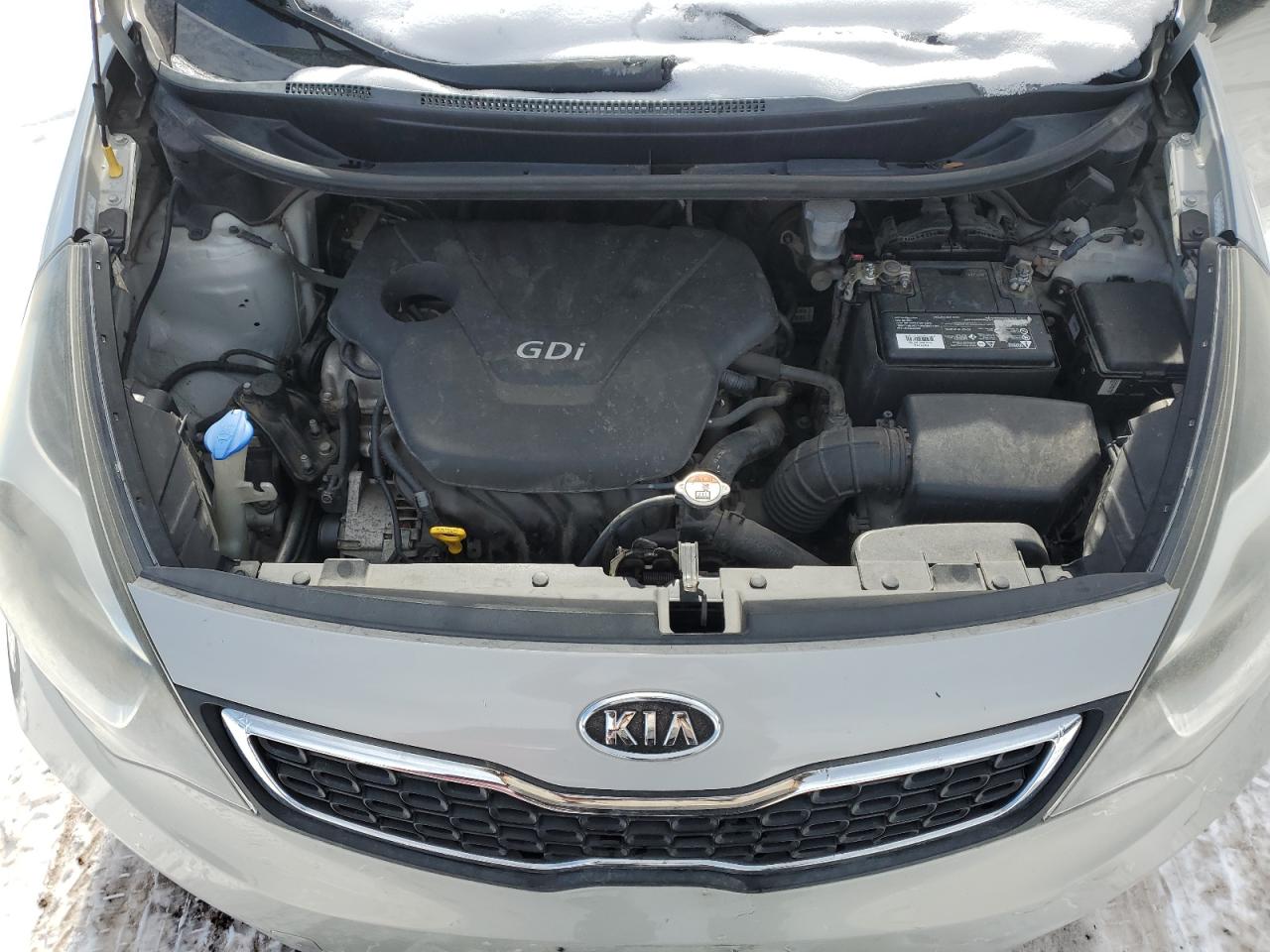 2012 KIA Rio VIN KNADN4A3XC6077315 Copart auction photo, hail damage thumbnail 11