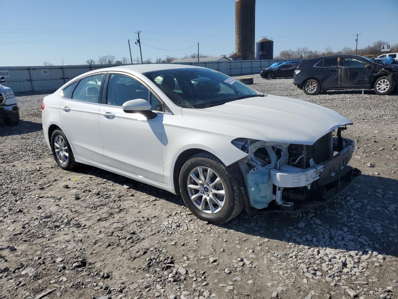 2017 Ford Fusion VIN 3FA6P0G72HR369081 Copart auction photo, front end damage thumbnail 4
