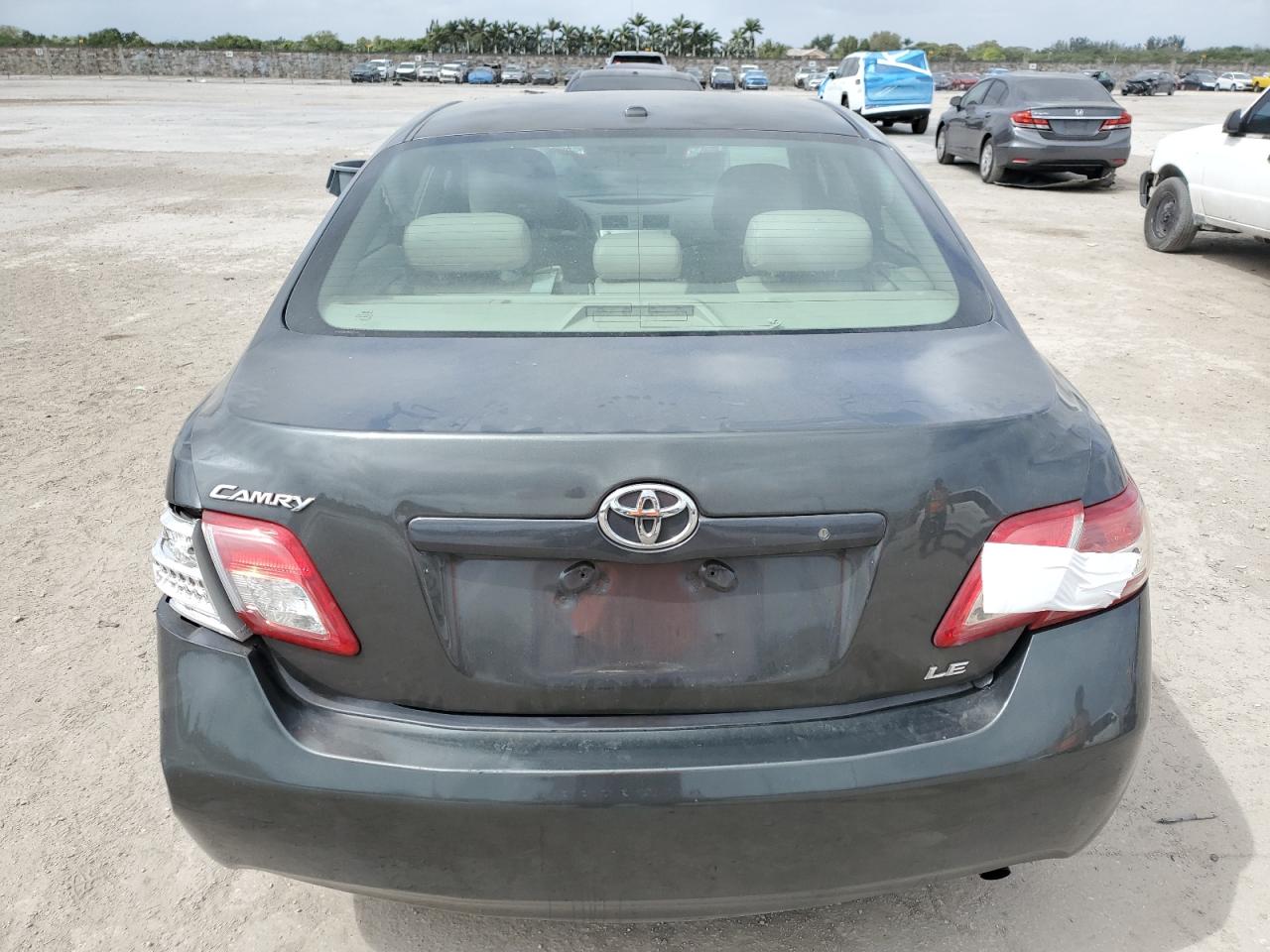 2011 Toyota Camry VIN 4T1BF3EK9BU672777 Copart auction photo, rear end / side damage thumbnail 6
