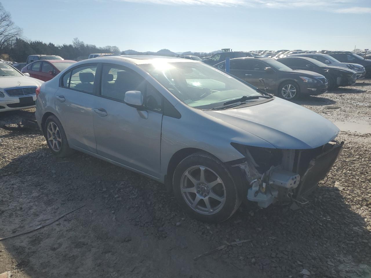 2012 Honda Civic VIN 19XFB2F82CE039116 Copart auction photo, front end / minor dent/scratches damage thumbnail 4