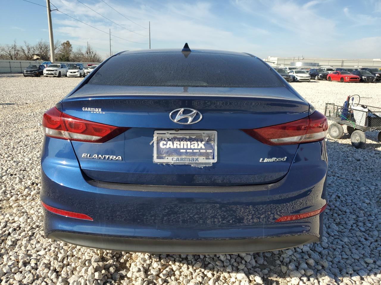 2017 Hyundai Elantra VIN 5NPD84LF4HH187274 Copart auction photo, front end / minor dent/scratches damage thumbnail 6