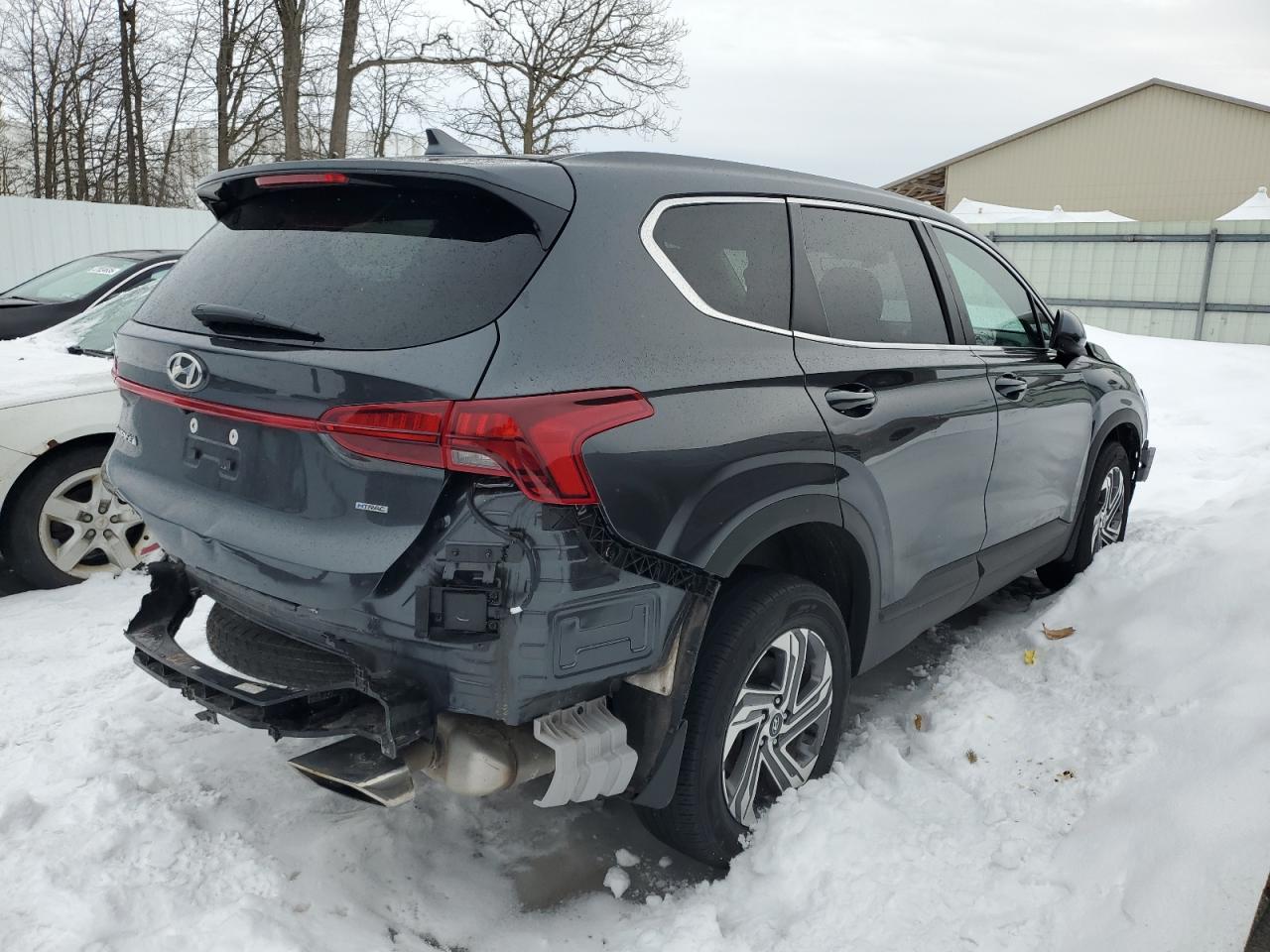 2023 Hyundai Santa Fe VIN 5NMS1DAJ6PH653821 Copart auction photo, front end / rear end damage thumbnail 3