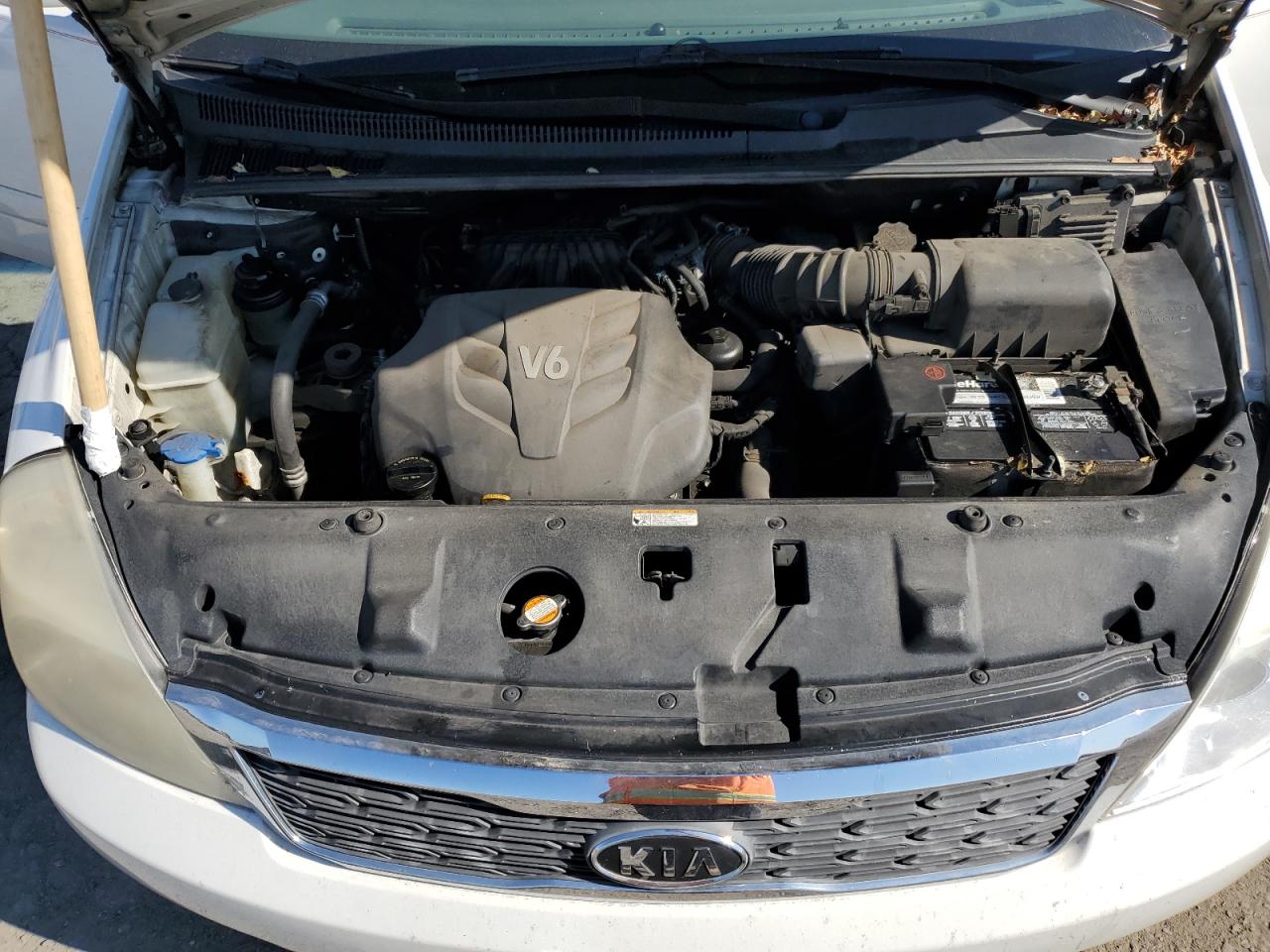2012 KIA Sedona VIN KNDMG4C76C6434342 Copart auction photo, front end / rear end damage thumbnail 12