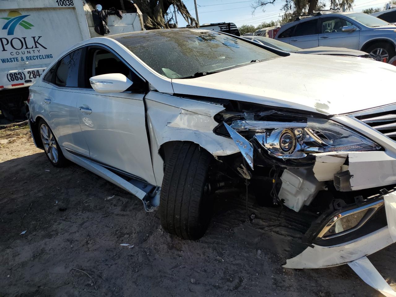 2016 Hyundai Azera VIN KMHFH4JG9GA569208 Copart auction photo, rear end / front end damage thumbnail 4