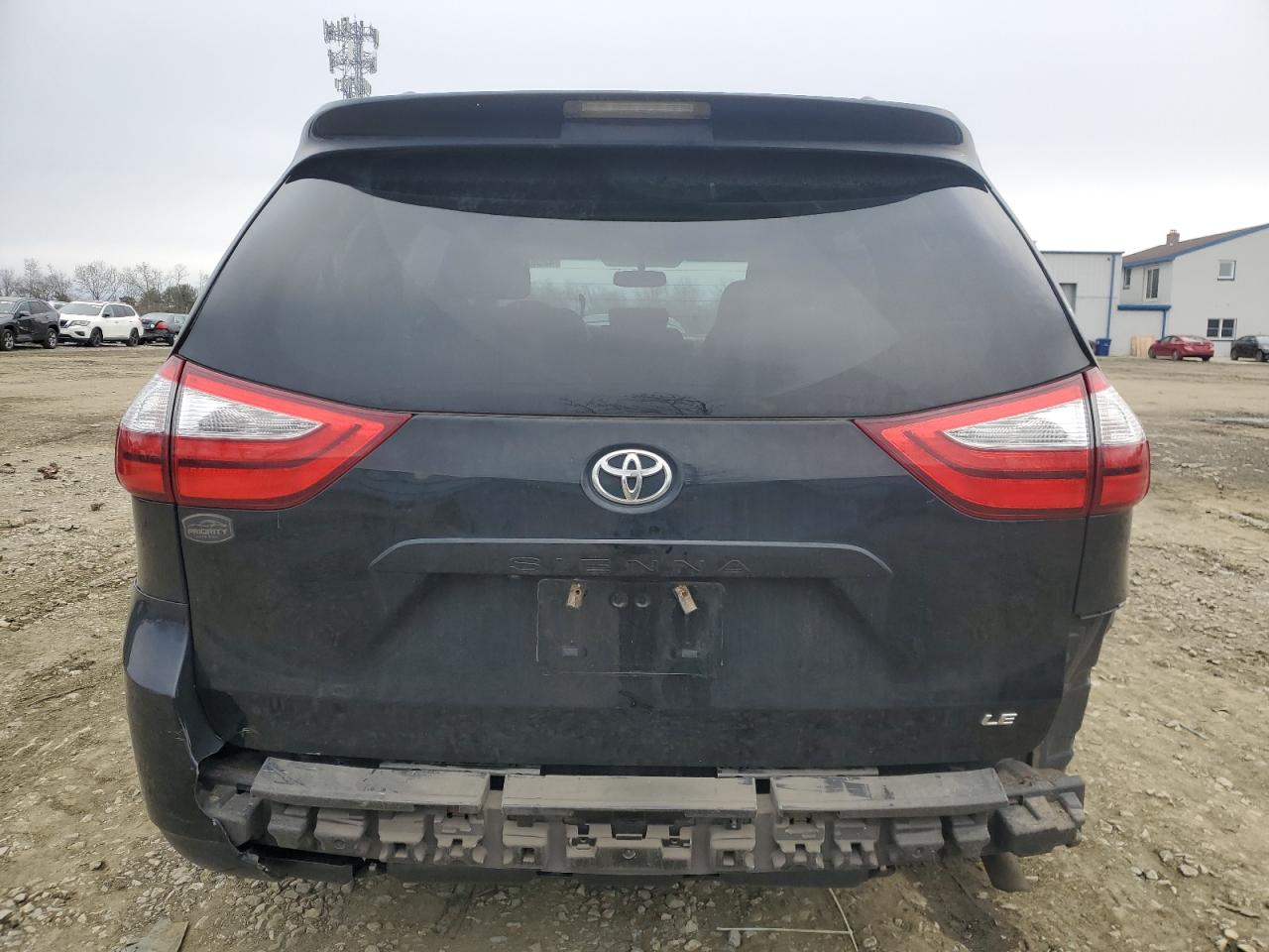 2017 Toyota Sienna VIN 5TDKZ3DC7HS827104 Copart auction photo, all over damage thumbnail 6