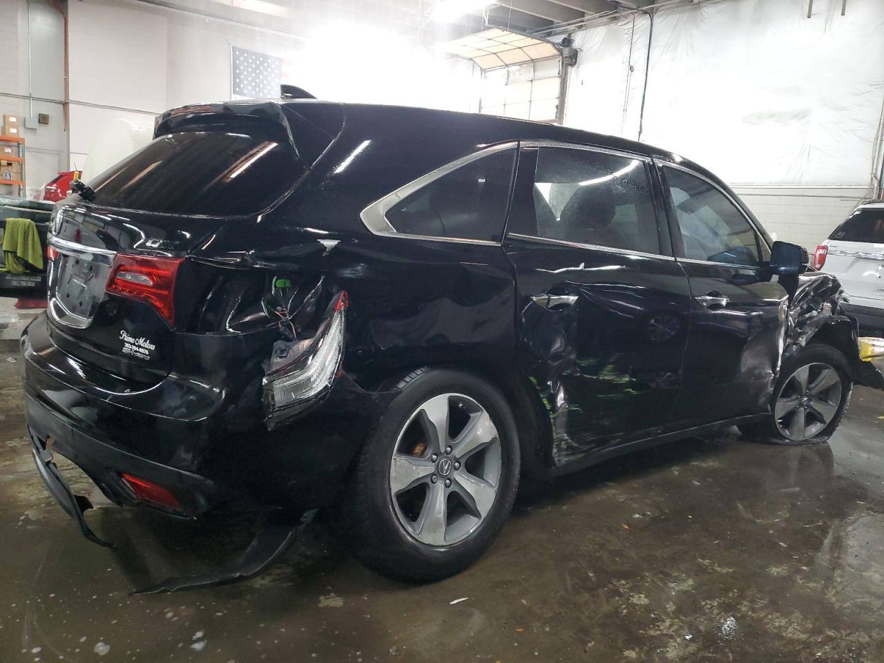 2015 Acura MDX VIN 5FRYD4H25FB025134 Copart auction photo, all over damage thumbnail 3