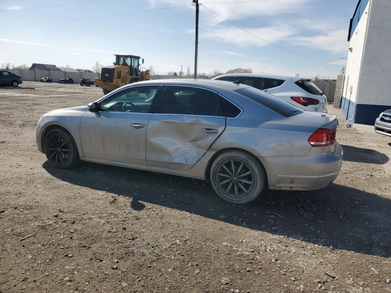 2014 Volkswagen Passat VIN 1VWCN7A33EC055948 Copart auction photo, side damage thumbnail 2