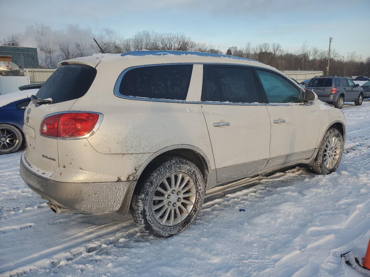 2012 Buick Enclave VIN 5GAKRCED8CJ238710 Copart auction photo, front end / side damage thumbnail 3