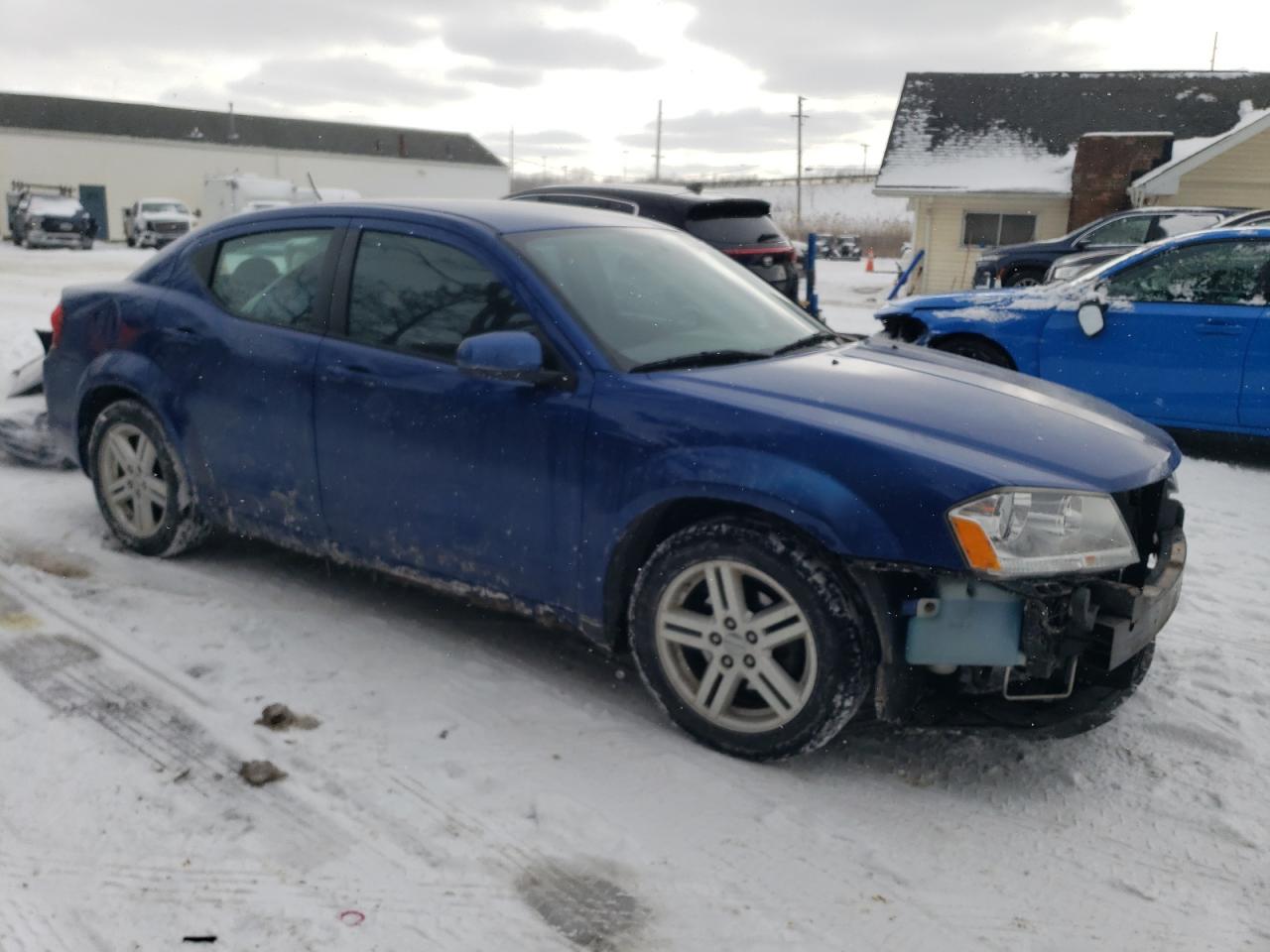 2012 Dodge Avenger VIN 1C3CDZCB8CN171612 Copart auction photo, rear end / front end damage thumbnail 4