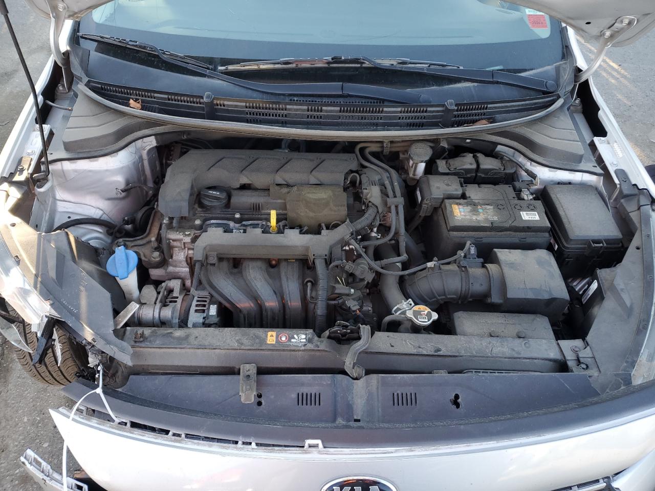 2020 KIA Rio VIN 3KPA25AD7LE333224 Copart auction photo, front end damage thumbnail 11