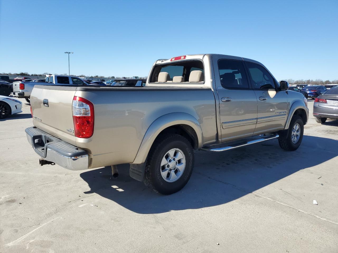 2006 Toyota Tundra VIN 5TBET34136S527224 Copart auction photo, front end / top/roof damage thumbnail 3