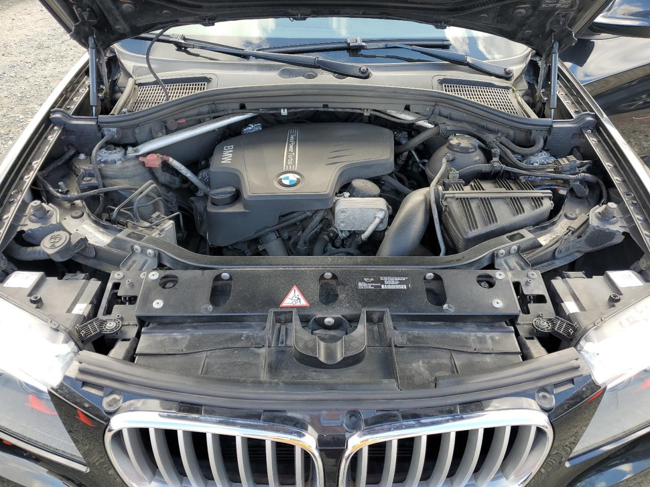 2013 BMW X3 VIN 5UXWX9C59D0D00516 Copart auction photo, side / rear end damage thumbnail 12