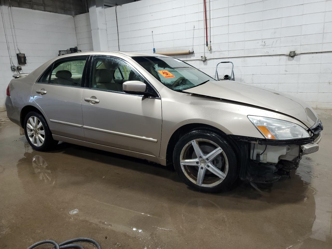 2007 Honda Accord VIN 1HGCM665X7A038140 Copart auction photo, front end damage thumbnail 4