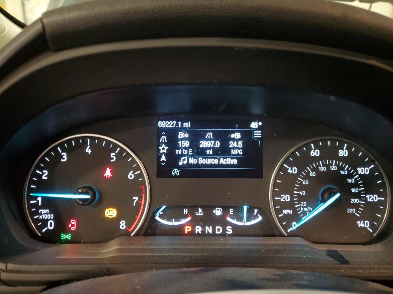 2018 Ford EcoSport VIN MAJ6P1WL9JC220420 Copart auction photo, front end / side damage thumbnail 9