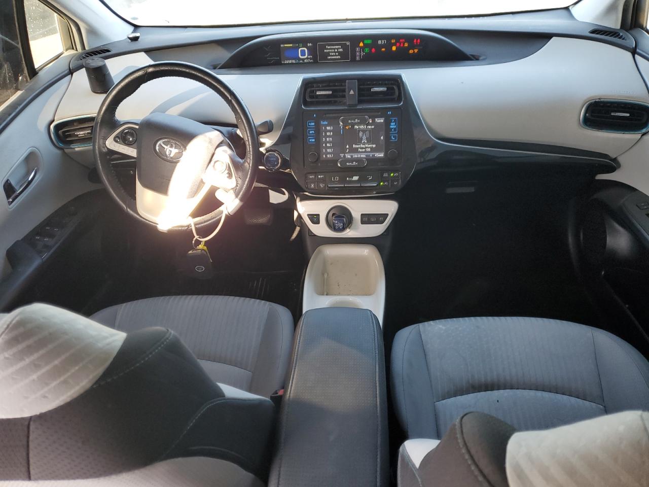 2017 Toyota Prius VIN JTDKARFP6H3004692 Copart auction photo, front end / undercarriage damage thumbnail 8